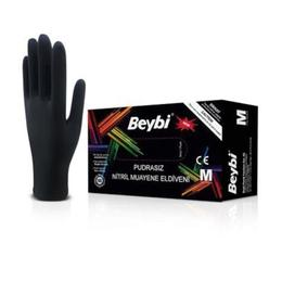 NİTRİL SİYAH MEDIUM PUDRASIZ ( 100 ADET)